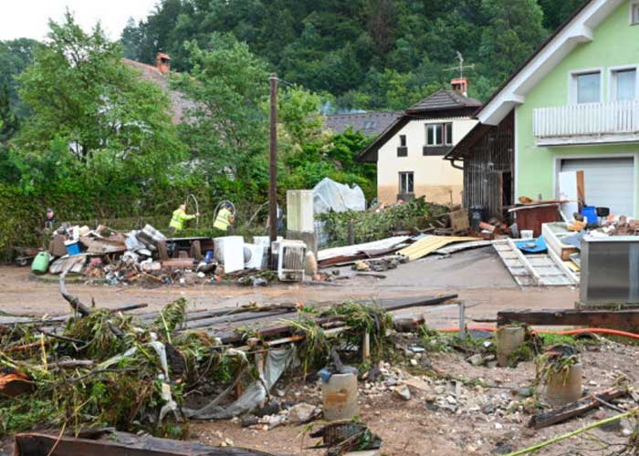 Inundaciones causan estragos en Austria, Eslovenia e Italia