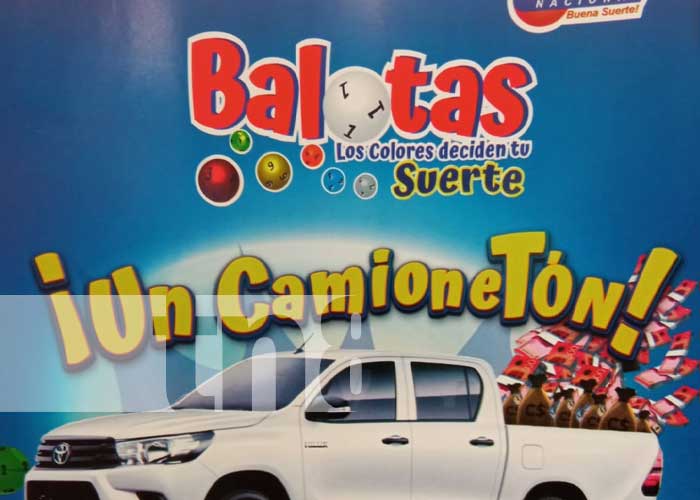 Foto: Balotas, premios para ganar con la Lotería Nacional en Nicaragua / TN8