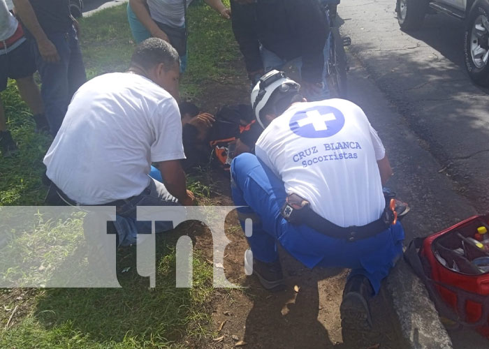 Foto: Accidente tras invasión de carril en Carretera Norte, Managua / TN8
