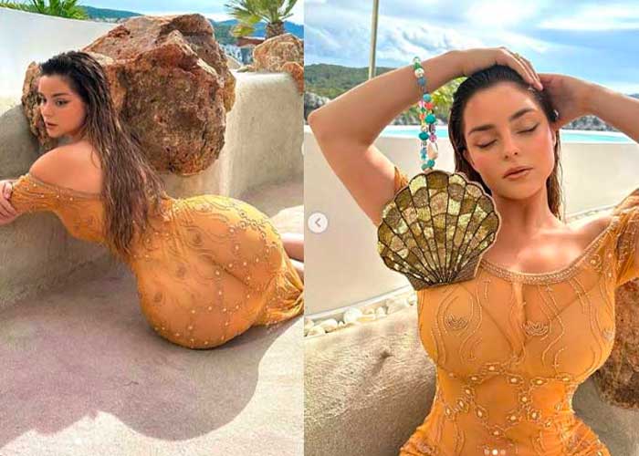 Demi Rose presume sus voluptuosas curvas 