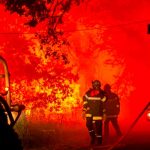 Dantesco incendio forestal en Francia