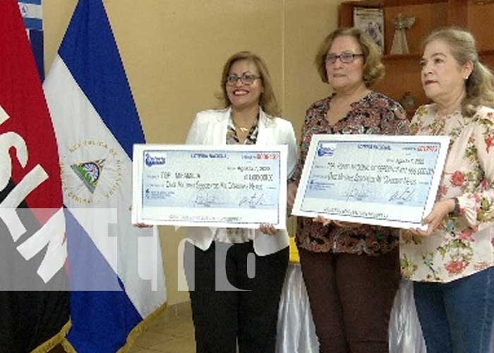 Foto: Utilidades de la Lotería Nacional para el deporte y la familia en Nicaragua / TN8