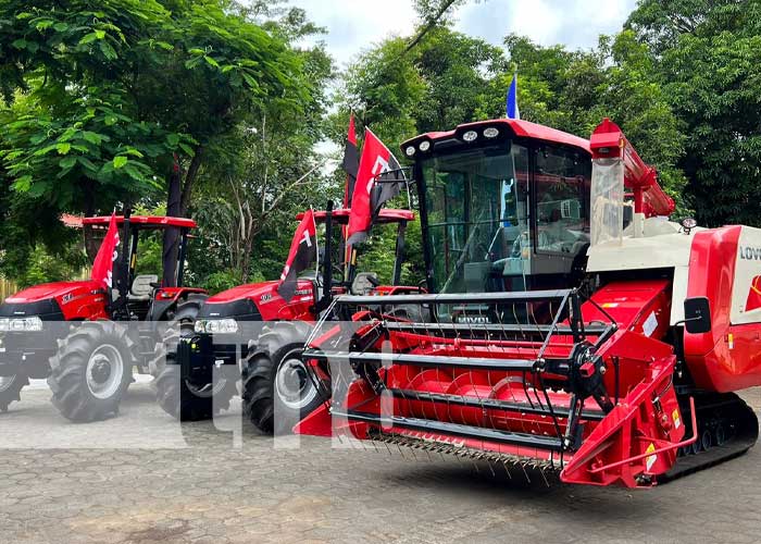Foto: Modernización agrícola en Nicaragua con maquinarias para CDT del INTA / TN8