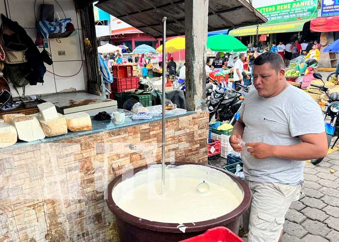 Foto: Derivados del lácteo a buenos precios en mercados de Managua / TN8