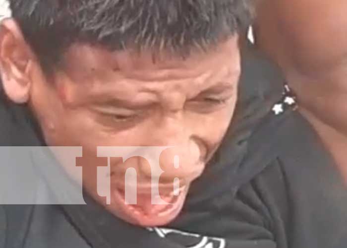 Foto: Golpiza a presunto delincuente en el barrio Ducualí, Managua / TN8