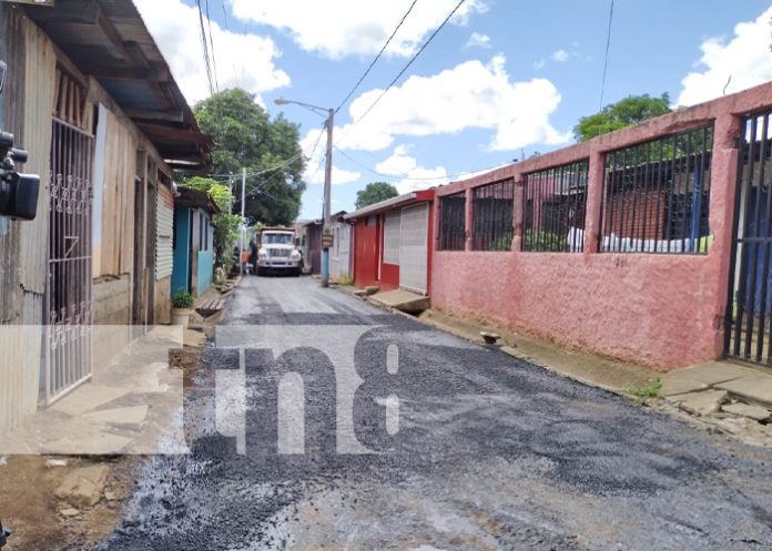 Foto: Nuevas calles para Villa Venezuela, Managua / TN8
