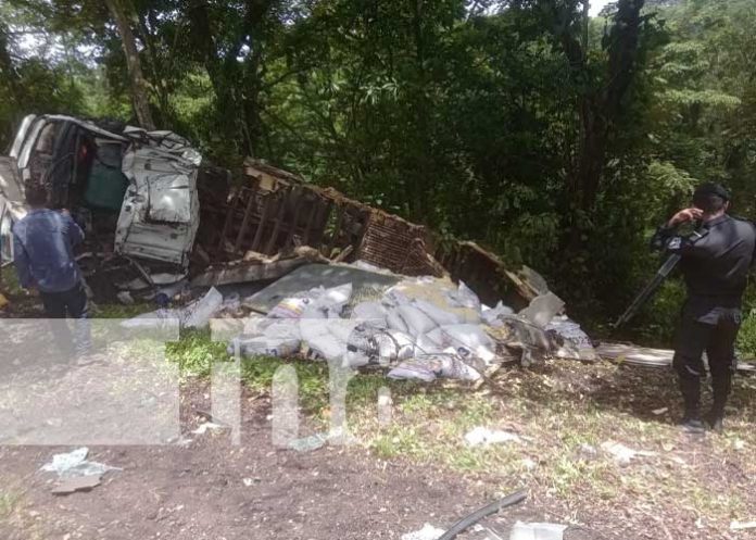 Foto: Accidente con rastra en Chontales / TN8