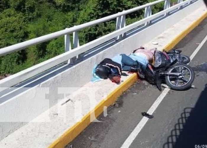 Un muerto y una persona lesionada dejó un accidente de tránsito en Chinandega