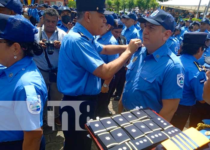 Policía Nacional en Managua, un paso al frente