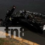 Foto: Fatídico accidente cobra la vida de un motociclista en la carretera a Masaya/TN8