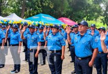 Foto: Realizan ascensos en grados policiales en Granada y Matagalpa/TN8