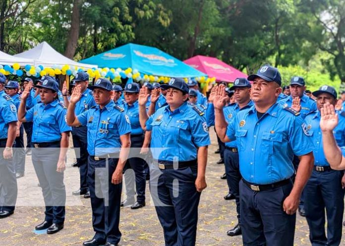 Foto: Realizan ascensos en grados policiales en Granada y Matagalpa/TN8
