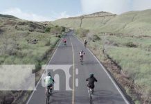 Foto: Atletas participaron de Ciclismo de Montaña en el Parque Nacional Volcán Masaya/TN8