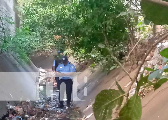 Foto: Encuentran muerto al "galleta" dentro de un cauce en Managua/Tn8