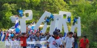 Foto: Sentimiento de patriotismo: Nicaragua se desborda en caminata “Patria libre y bendita” / TN8