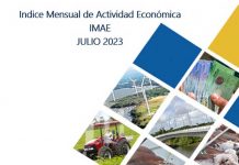 BCN informa sobre la evolución del índice mensual de actividad económica (IMAE)
