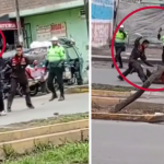 Foto: ¡Violenta batalla a machetazos en Perú! Confrontación entre Venezolanos y Colombianos/Cortesía