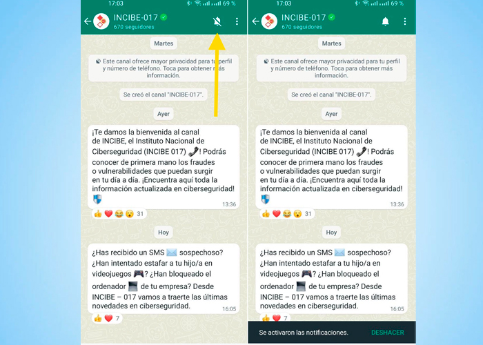 "Clase copia" WhatsApp toma la idea de Telegram de los canales