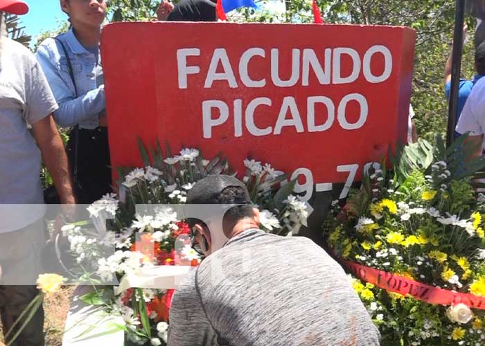 Foto: Patriotas rinden homenaje a héroes de Estelí /TN8