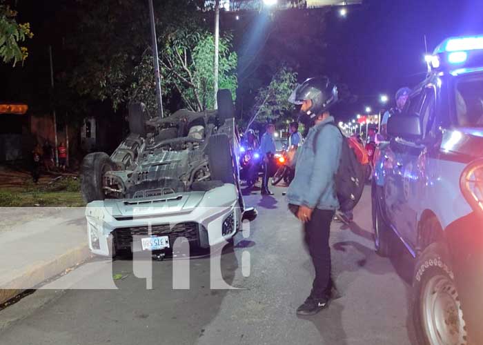 Foto: Conductores imprudentes provocan accidentes en Managua / TN8