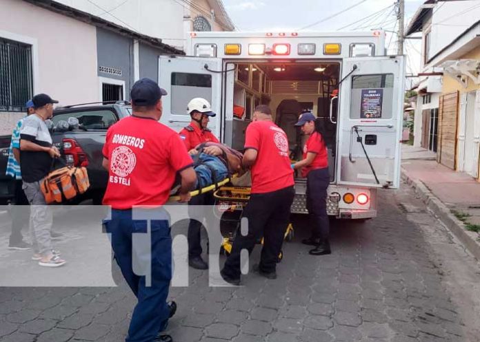 Foto: Hombre en Estelí herido /TN8