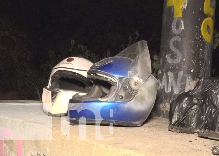 Foto: Triste situación: Joven quedó a pie tras tomar fuego su moto en Estelí / TN8