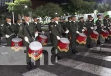 Realizan prácticas para lo que será el desfile militar en Managua