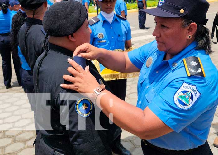 Foto: “Ascensos en grados policiales” mayor compromiso en Nueva Segovia y León/TN8