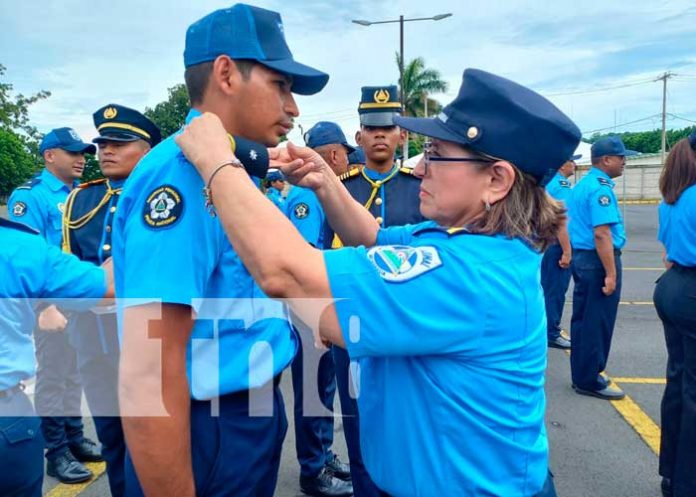 Foto; “Mi compromiso es con el pueblo” Policía Nacional realiza ascensos en grados en Managua/TN8