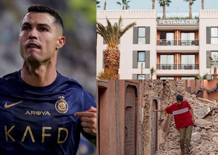 Foto: Cristiano Ronaldo ayuda a los supervivientes del terremoto de Marruecos/ Cortesía