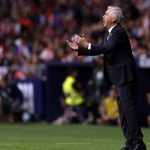 Carlo Ancelotti relajado tras derrota de Madrid