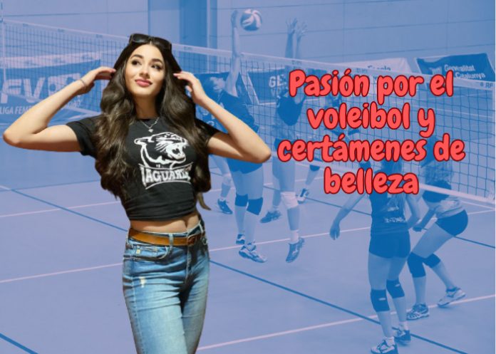 Foto: María José Rivera, profesional del voleibol y modelo nicaragüense