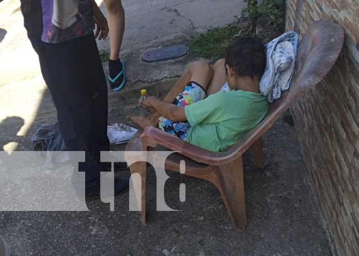 Foto: Terrible agresión a un menor en Managua / TN8