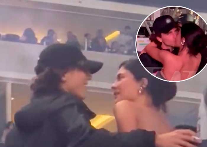 Kylie Jenner y Timothée son capturados "devorándose a besos"