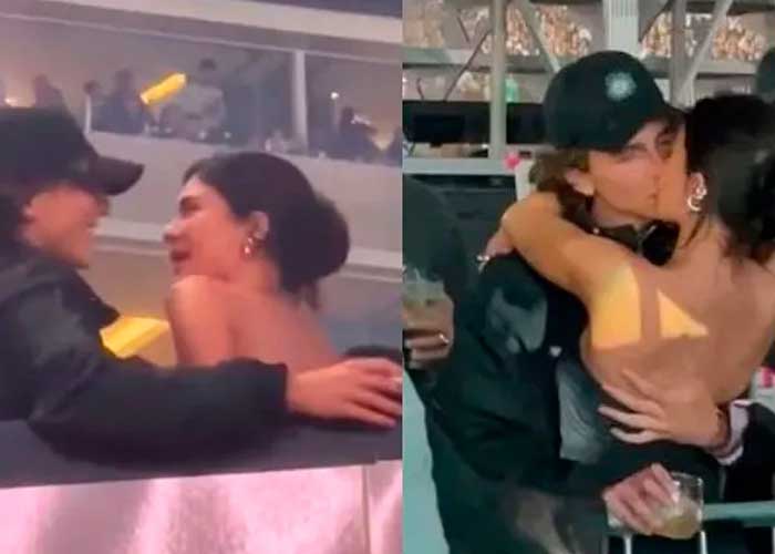 Kylie Jenner y Timothée son capturados "devorándose a besos"