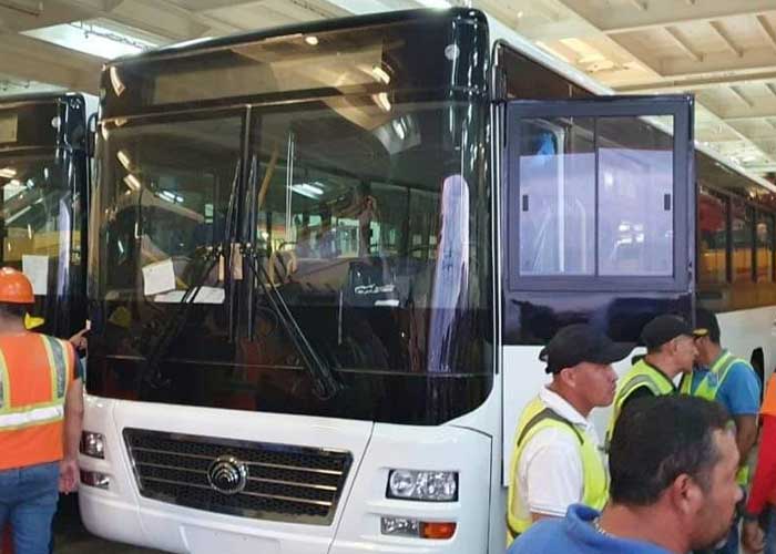 Nicaragua recibe 250 nuevos buses