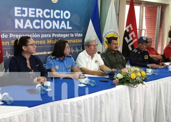 Foto: Autoridades de Nicaragua anuncian Ejercicio Multiamenazas / TN8