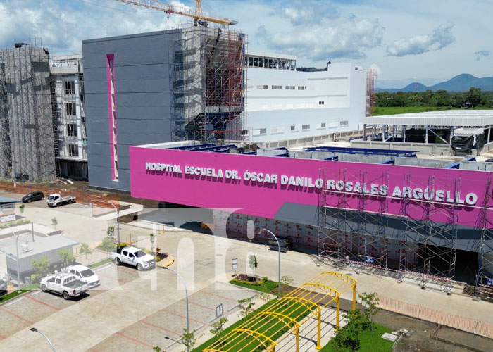 Foto: Avances en construcción del Hospital Escuela de León / TN8