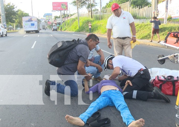 Foto: Accidentes a la orden del día en Managua / TN8