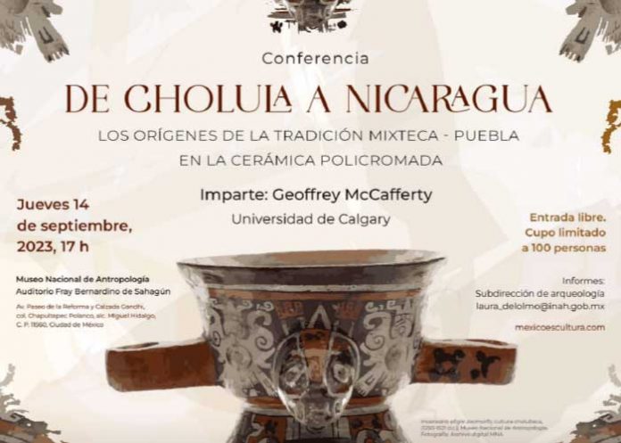 Nicaragua presente en conferencia impartida por el Antropólogo Geoffrey McCafferty