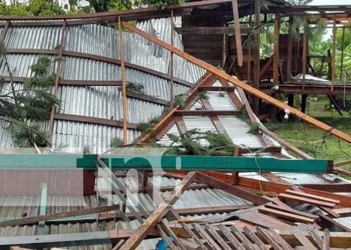 Foto: Lluvias y tornado deja afectaciones en Bilwi / TN8
