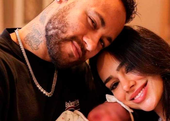 Foto: Neymar Jr. y Bruna Biancardi Dan la Bienvenida a 'Mavie’, su Tesoro /  Cortesía 