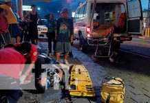 Foto: Percances viales en Managua: Mujer herida y motociclista ebrio en accidentes / TN8