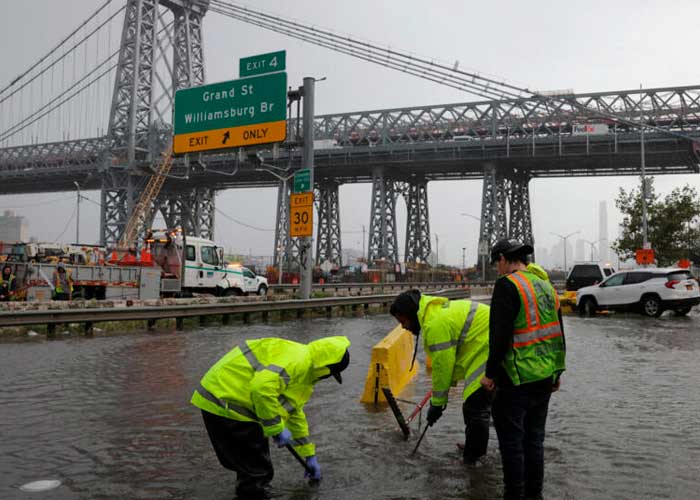 Como si se tratara de un diluvio, Nueva York sufre inundaciones extremas
