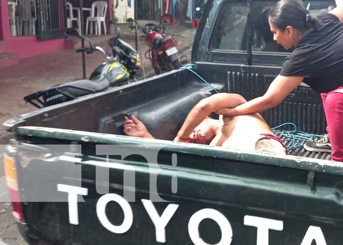Hombre ebrio resulta herido tras disturbio en el mercado de Juigalpa