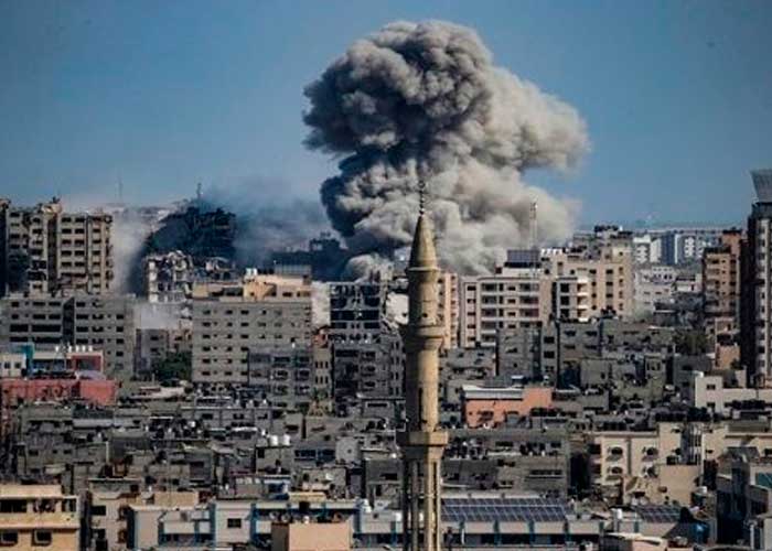 Foto: Israel bombardea la Franja de Gaza /cortesía