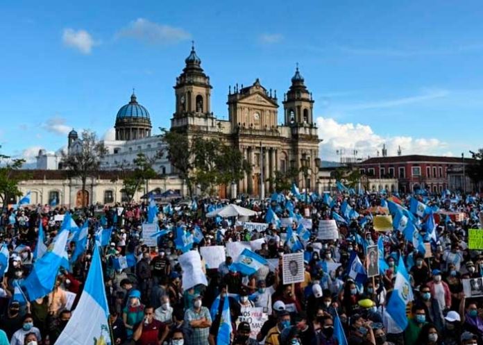 Foto: Protestas en Guatemala /cortesía