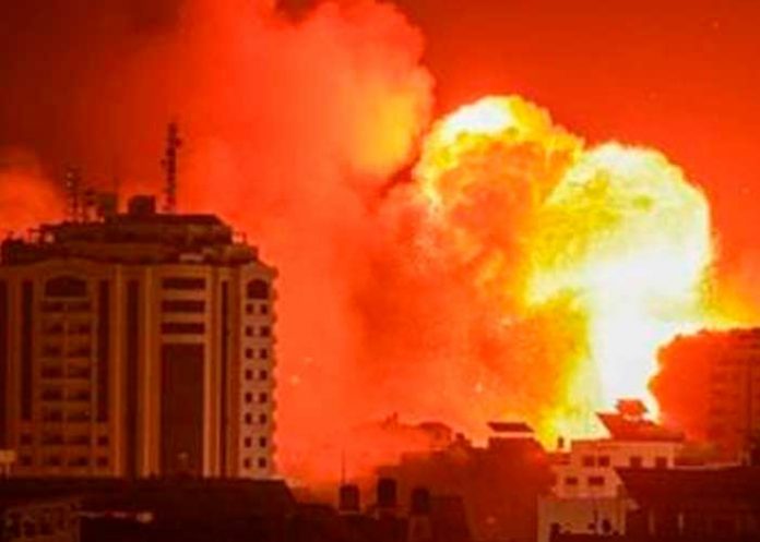Foto: Fuertes ataques Israelíes contra Gaza /cortesía