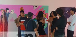 Inauguración de Artes Plásticas en el Centro Politécnico José Coronel Urtecho, Managua
