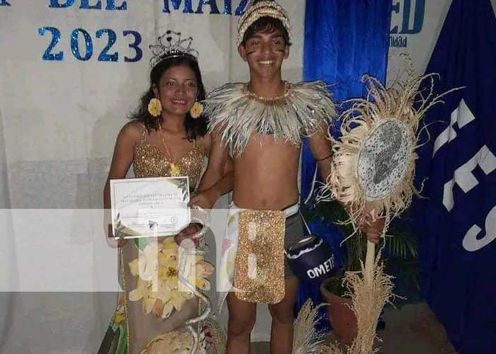 Foto: Derroche cultural en el certamen "Reina del Maíz" en Ometepe / TN8